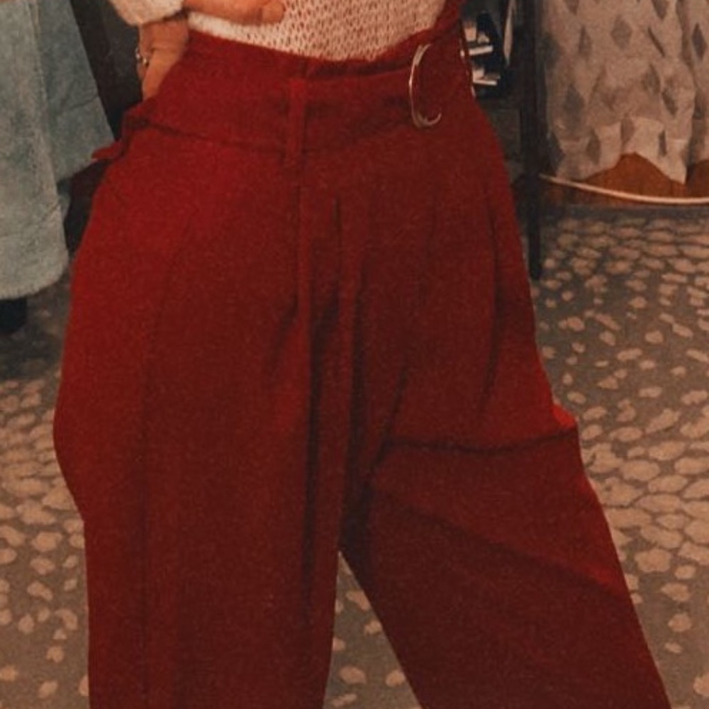 Tapered Paper Bag Pant